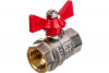 Шаровой кран Valtec Base рукоятка бабочка 1/2" внутренняя-внутренняя VT.217.N.04 фото 3 &mdash; Multielectrika