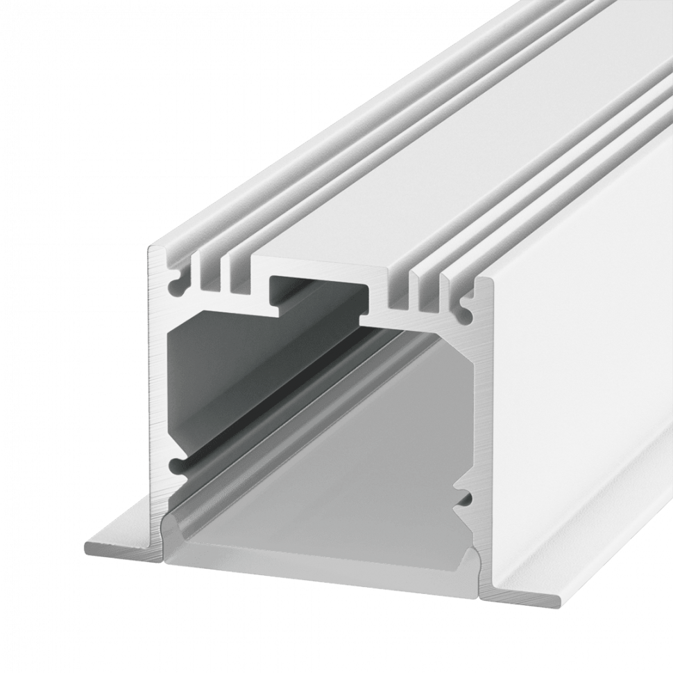 Алюминиевый профиль DesignLed LE.4932-W-R, 2500 мм, белый фото 1 — Multielectrika