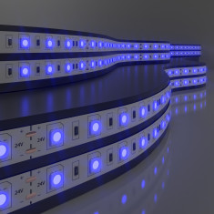 Светодиодная лента 24 В 14,4 Вт/м 60 Led/м 5050 IP65, синий, 5 м Лента светодиодная 24V 14,4W 60Led 5050 IP65 синий, 5м &mdash; Multielectrika