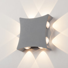 Уличный настенный светодиодный светильник 1631 TECHNO LED серый 1631 TECHNO LED серый &mdash; Multielectrika