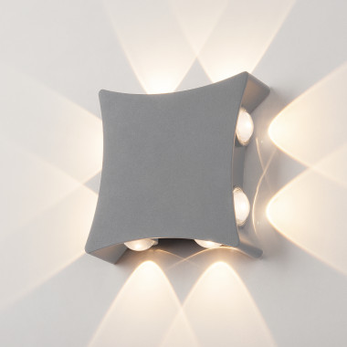 Уличный настенный светодиодный светильник 1631 TECHNO LED серый 1631 TECHNO LED серый — Multielectrika