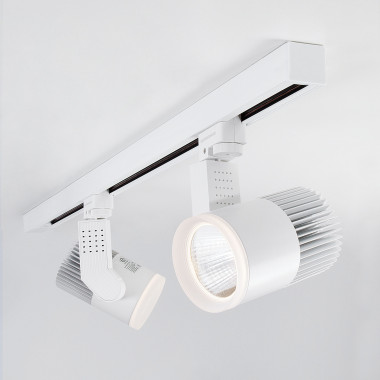 Трековый светодиодный светильник для трехфазного шинопровода Accord Белый 30W 4200K LTB43 — Multielectrika