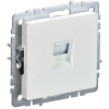 Розетка компьютерная RJ45 кат.5E IEK Brite РК10-БрЖ жемчуг фото 1 — Multielectrika