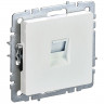 Розетка компьютерная RJ45 кат.5E IEK Brite РК10-БрЖ жемчуг