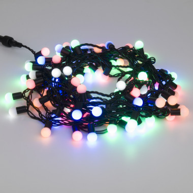 Гирлянда нить с мерцанием 10м IP65 400-103 мульти — Multielectrika