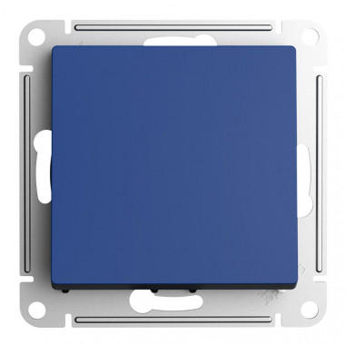 Переключатель одноклавишный Systeme Electric AtlasDesign 10А, аквамарин — Multielectrika