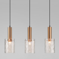 Подвесной светильник в стиле лофт 50177/3 черный / бронза &mdash; Multielectrika