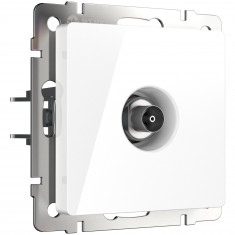 ТВ-розетка оконечная (белая) W1183001 &mdash; Multielectrika