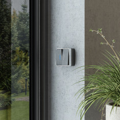 Выключатель двухклавишный с подсветкой Gallant графит рифленый W5020104 &mdash; Multielectrika
