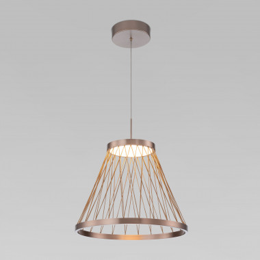 Подвесной светодиодный светильник 40016/1 LED коричневый — Multielectrika