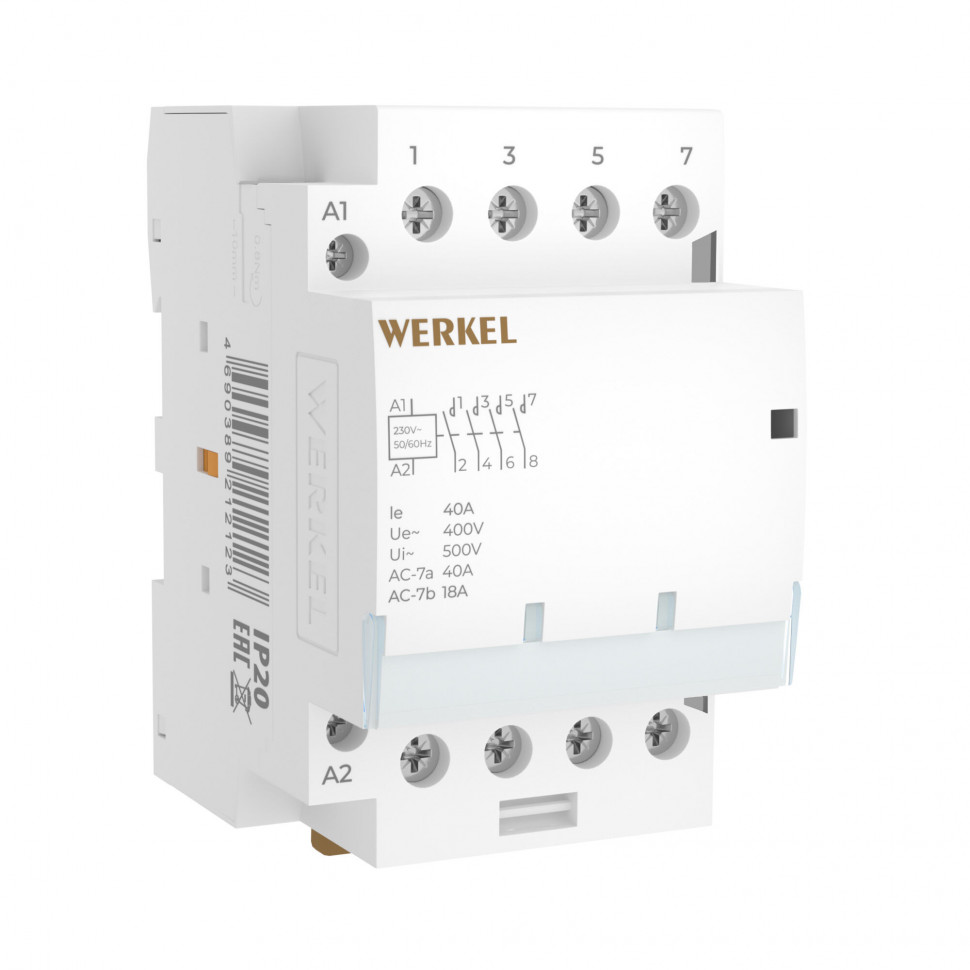 W943M40O/ Контактор модульный 40 A 4NO (3 мод.) W943M40O фото 1 &mdash; Multielectrika