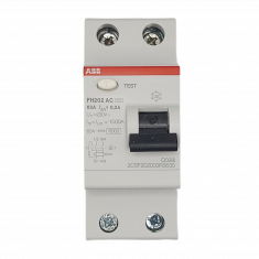 УЗО ABB FH202 AC-63/0,3 тип AC 63A 300mA 2CSF202003R3630 &mdash; Multielectrika