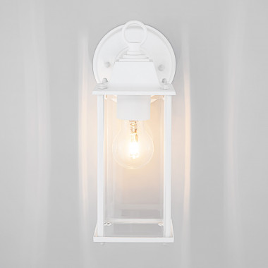 Уличный настенный светильник Brick белый IP33 1008D белый &mdash; Multielectrika