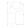 Уличный настенный светильник Brick белый IP33 1008D белый фото 7 &mdash; Multielectrika