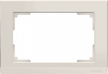 Рамка для двойной розетки (слоновая кость) WL04-Frame-01-DBL-ivory — Multielectrika