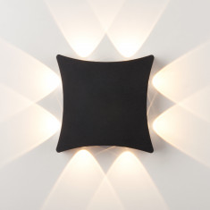 Уличный настенный светодиодный светильник 1631 TECHNO LED чёрный 1631 TECHNO LED чёрный &mdash; Multielectrika