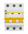 Автоматический выключатель ВА47-29 3Р 63А 4,5кА характеристика С IEK MVA20-3-063-C фото 1 — Multielectrika