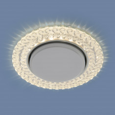 Встраиваемый точечный светильник с LED подсветкой 3027 GX53 CL прозрачный &mdash; Multielectrika