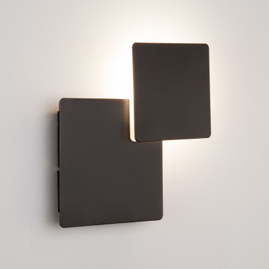 Настенный светодиодный светильник Screw LED 40136/1 черный &mdash; Multielectrika