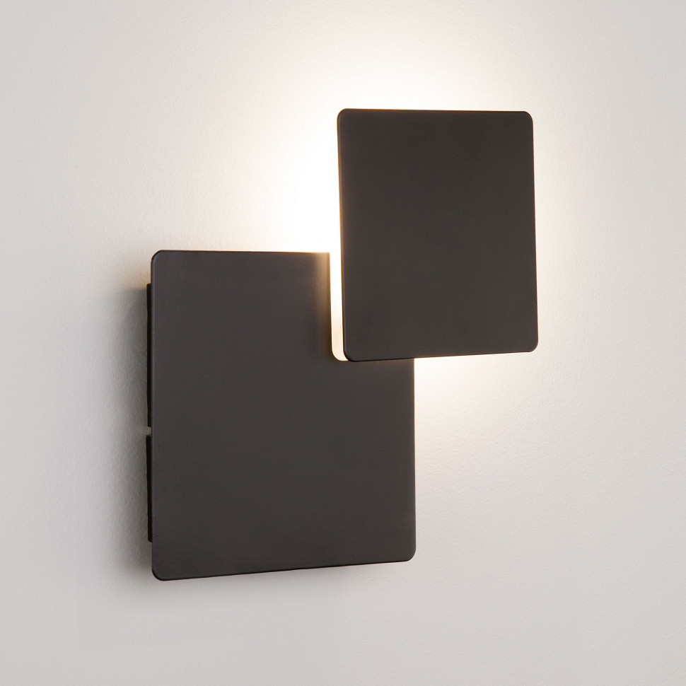 Настенный светодиодный светильник Screw LED 40136/1 черный фото 1 &mdash; Multielectrika