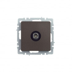 Розетка TV оконечная IEK Brite РТВ11-0-БрТБ темная бронза &mdash; Multielectrika