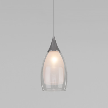 Подвесной светильник со стеклянным плафоном 50085/1 хром — Multielectrika