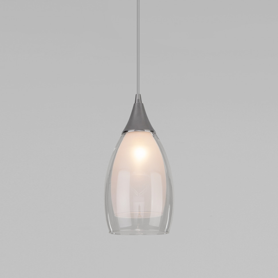 Подвесной светильник со стеклянным плафоном 50085/1 хром фото 1 — Multielectrika