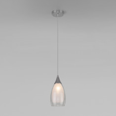 Подвесной светильник со стеклянным плафоном 50085/1 хром &mdash; Multielectrika