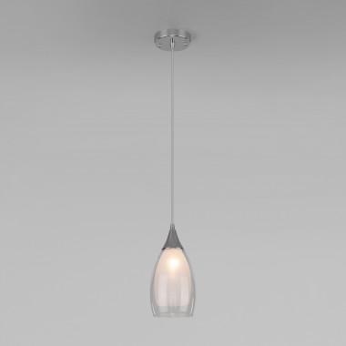 Подвесной светильник со стеклянным плафоном 50085/1 хром — Multielectrika