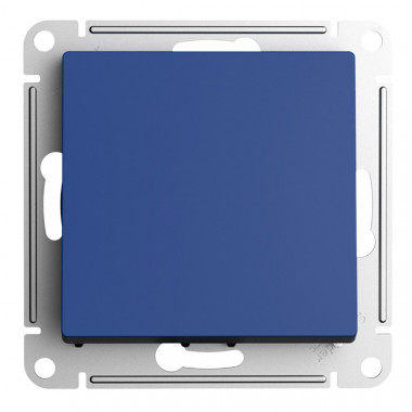 Переключатель одноклавишный Systeme Electric AtlasDesign перекрестный, 10А, аквамарин — Multielectrika