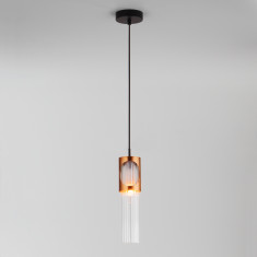 Подвесной светильник в стиле лофт 50087/1 черный / бронза &mdash; Multielectrika