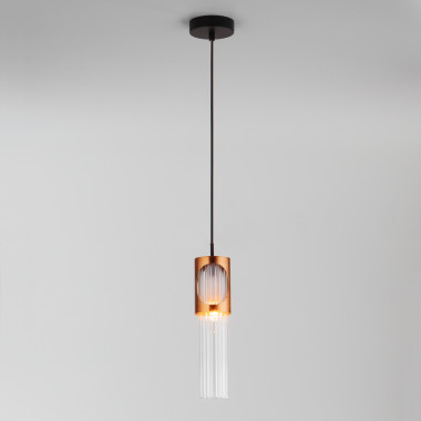 Подвесной светильник в стиле лофт 50087/1 черный / бронза — Multielectrika