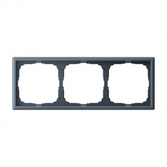 Рамка на 3 поста Systeme Electric ArtGallery универсальная, грифель &mdash; Multielectrika