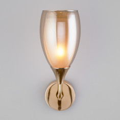 Настенный светильник со стеклянным плафоном 50285/1 золото &mdash; Multielectrika