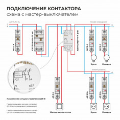 Контактор модульный 63 A 2NO 2 мод. W942M63O &mdash; Multielectrika