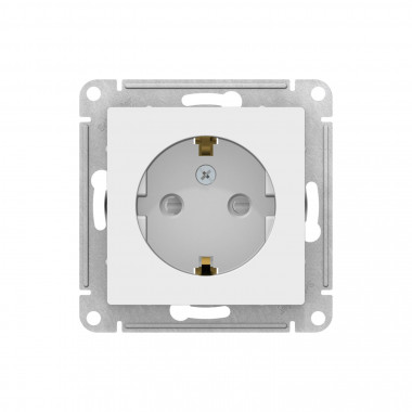 Розетка силовая Systeme Electric AtlasDesign со шторками, 16А, лотос — Multielectrika