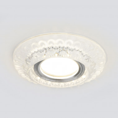 Встраиваемый точечный светильник с LED подсветкой 7247 MR16 CL прозрачный — Multielectrika