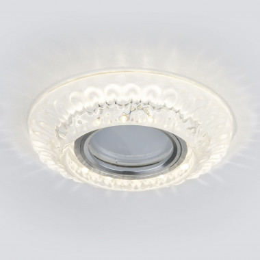 Встраиваемый точечный светильник с LED подсветкой 7247 MR16 CL прозрачный — Multielectrika