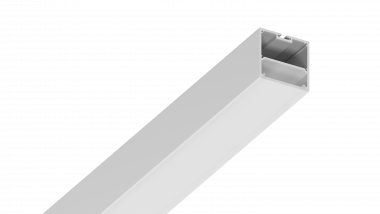 Алюминиевый профиль Design LED LS 5050, 2500 мм, белый (нового образца) — Multielectrika