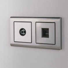 Рамка на 2 поста (глянцевый никель) W0021602 &mdash; Multielectrika