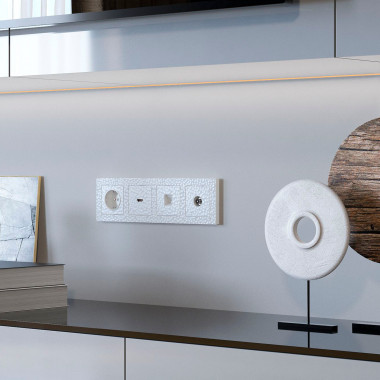 ТВ-розетка оконечная (Hammer белый) W1283001 — Multielectrika