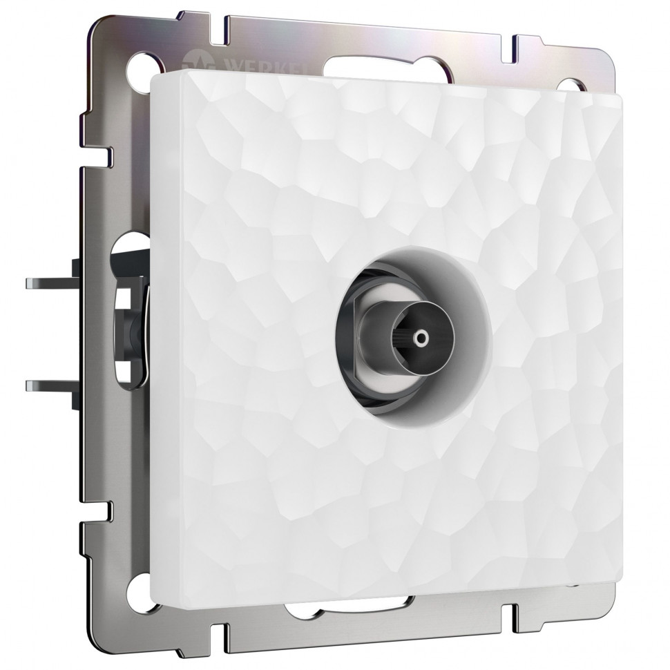 ТВ-розетка оконечная (Hammer белый) W1283001 фото 1 &mdash; Multielectrika