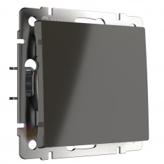 Перекрестный переключатель одноклавишный  (серо-коричневый) WL07-SW-1G-C &mdash; Multielectrika