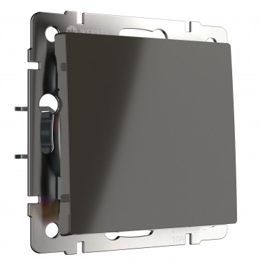 Перекрестный переключатель одноклавишный  (серо-коричневый) WL07-SW-1G-C — Multielectrika
