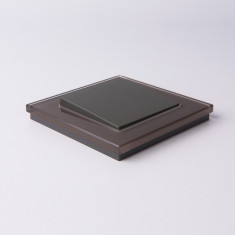 Перекрестный переключатель одноклавишный  (серо-коричневый) WL07-SW-1G-C &mdash; Multielectrika