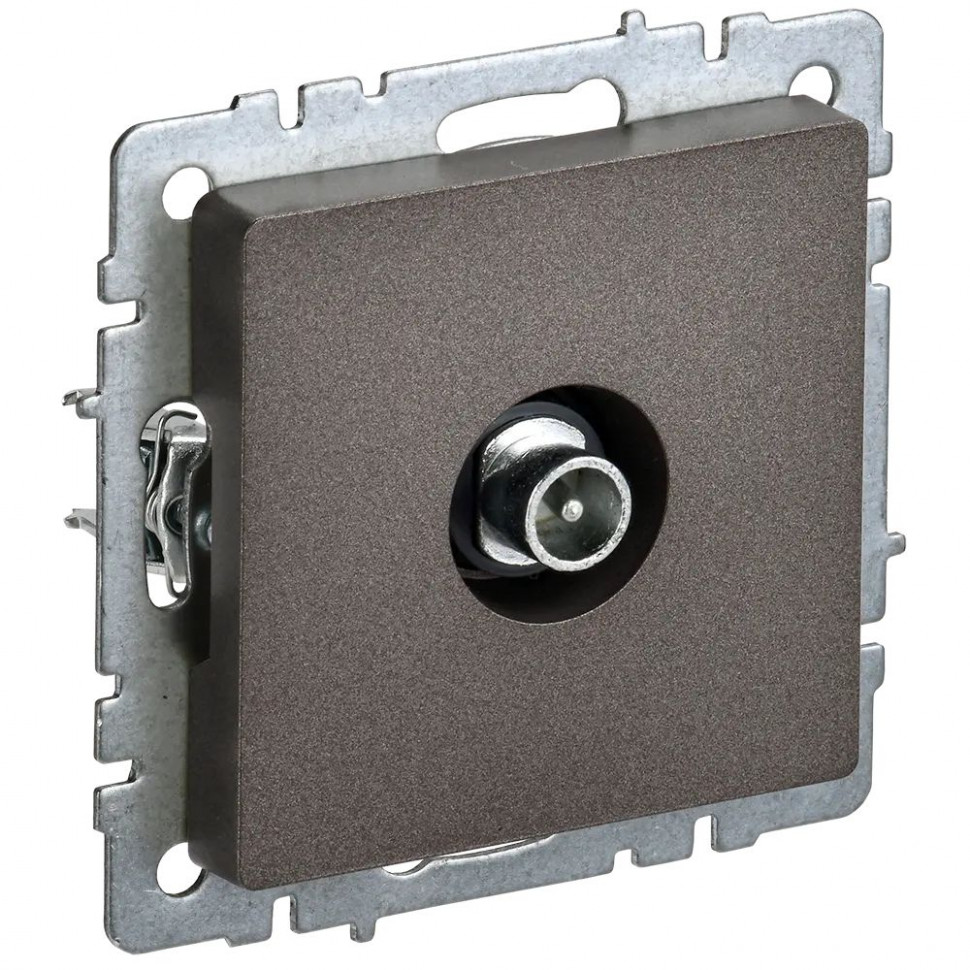 Розетка TV проходная IEK Brite РТВ10-0-БрТБ темная бронза фото 1 — Multielectrika