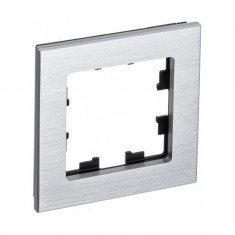Рамка Schneider Electric Atlas Design Nature на 1 пост, серебро &mdash; Multielectrika