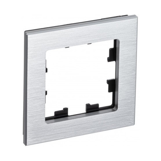 Рамка Schneider Electric Atlas Design Nature на 1 пост, серебро фото 1 — Multielectrika