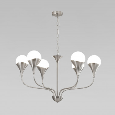 Умный подвесной светильник Calyx 60169/6 никель 60169/6 никель — Multielectrika