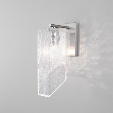 Настенный светильник с плафоном из фактурного стекла 381/1 — Multielectrika